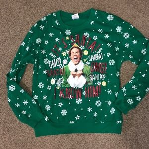Light up elf sweatshirt